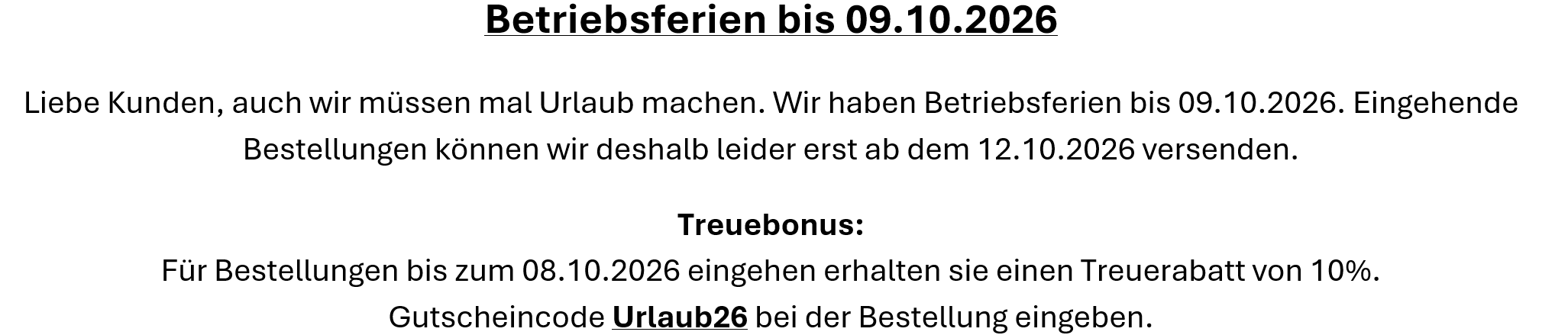Urlaub