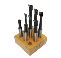Boring steels, drill steels set 9 pieces for boring...
