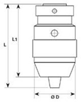 3-16 mm /B18 Schnellspannbohrfutter, Präzision